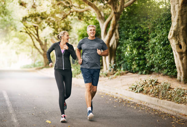 istock Running towards a long and happy life 869641326