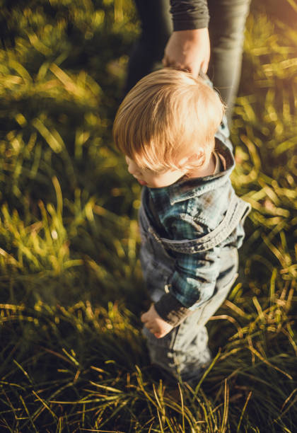 istock Toddler Boy Holding Hands With Parent 869666364