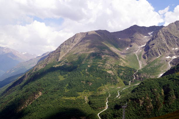istock Mountain landscape on a sunny day 869669816