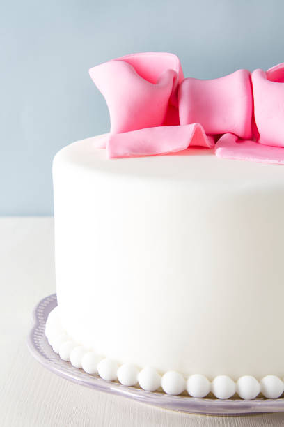 istock Cake for children's birthday with marzipan. 869675388