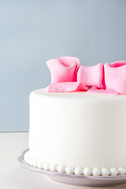 istock Cake for children's birthday with marzipan. 869675828