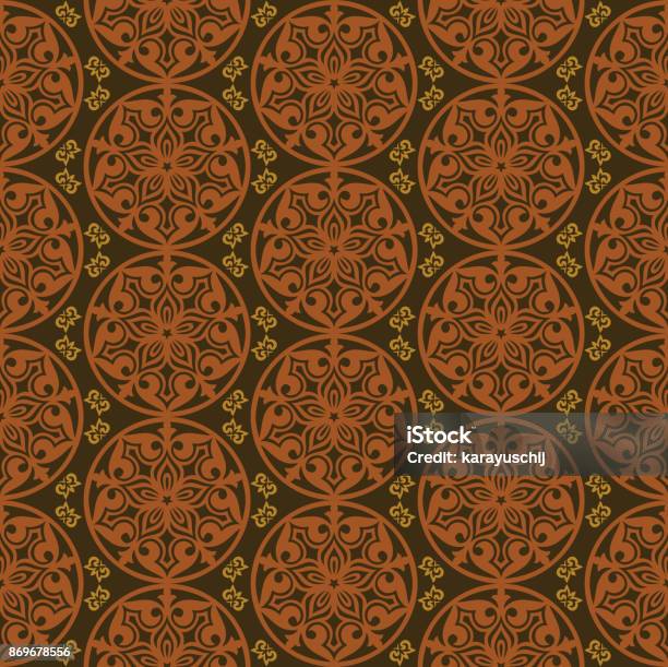 Renaissance Pattern Stock Illustration - Download Image Now - Abstract ...