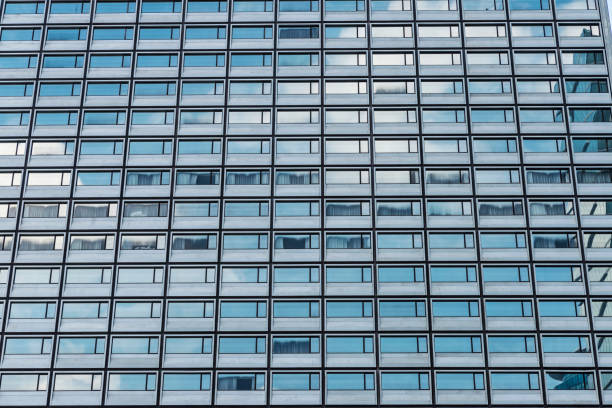 istock Facade of a modern office building in Brussels, Belgium 869683294