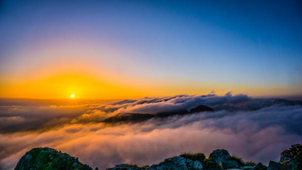 istock Beautiful sunrise over Rila mountain, Bulgaria 869690082