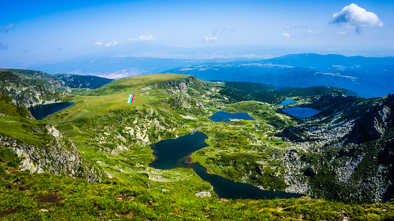 The Seven Rila Lakes, Rila Mountain in Bulgaria