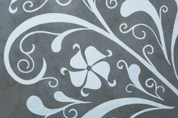 istock Abstract stylish picture on wall 869690842