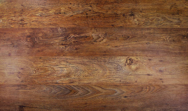 istock wooden brown texture background, top view copy space template 869693570