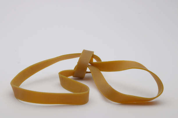 elastico - flexibility rubber rubber band tangled foto e immagini stock