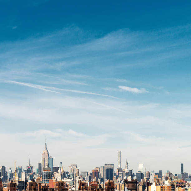 istock New York City Sunny Skyline - Square format 869702804