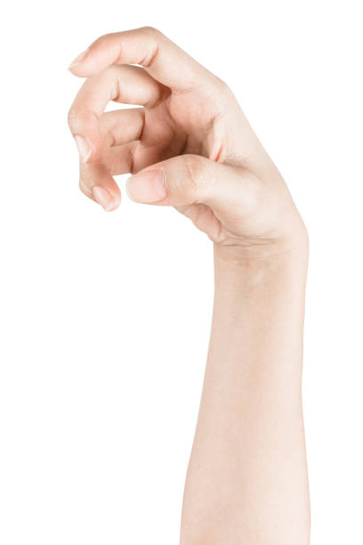 istock Close up Hand and arm  on white  background. 869707574