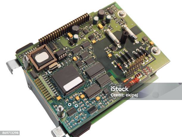 Computer Controler Board Electronic Board Controller Stock Photo - Download Image Now - Brand ...