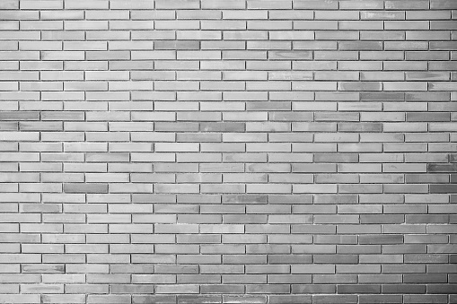 Brick wall texture for backgrounds, black and white tone