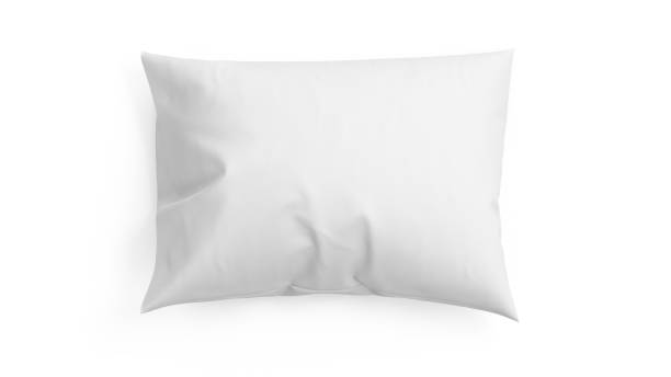 poduszka renderowania 3d odizolowana na białym tle - pillow cushion bed textile zdjęcia i obrazy z banku zdjęć