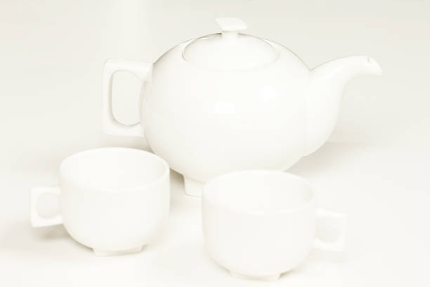 istock White cup and teapot fot tea or coffee 869717658