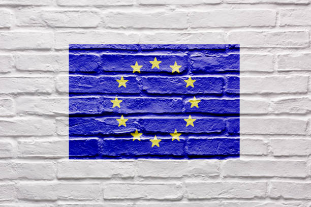 istock European Union Symbol on Wall 869737406
