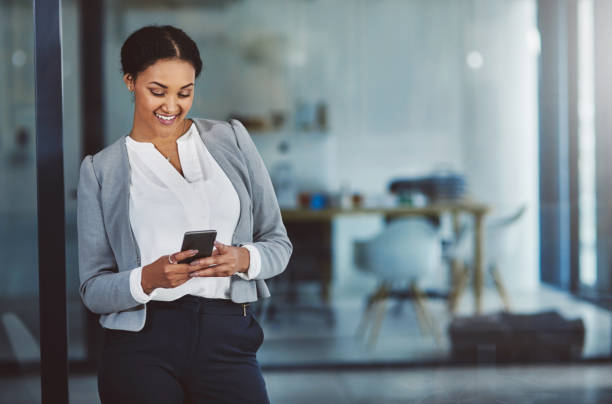 istock Smiling at some positive news 869757194