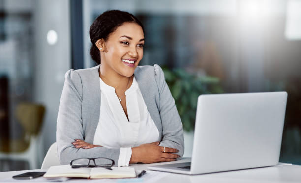 istock All her business tasks are performed diligently 869757346