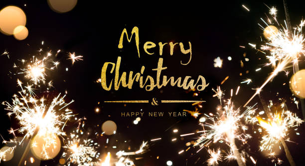 istock Merry Christmas; abstract holidays light on black background 869761926