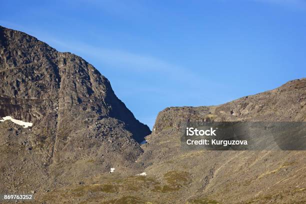 The Tops Of The Mountains Khibiny And Cloudy Sky Kola Peninsula Russia Stock Photo - Download Image Now