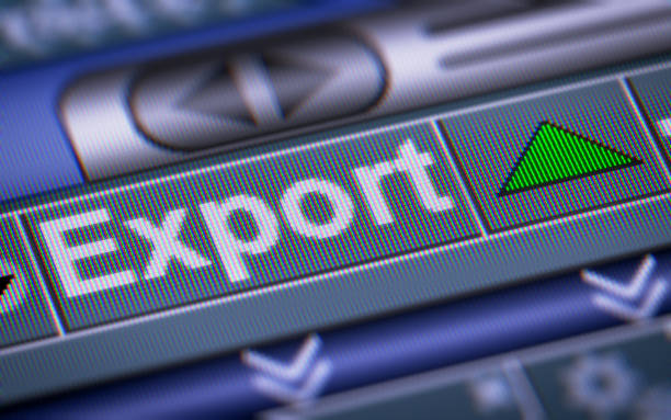 istock The Index of Export on The Screen. 869779912