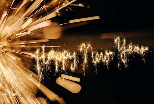 Sparkler Happy New Year