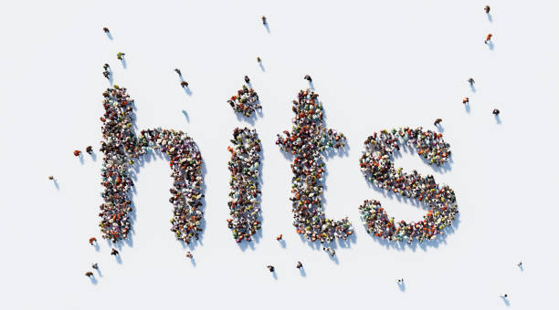 istock Human Crowd Forming A Big Hits Text: Social Media Concept 869815396