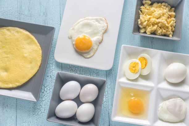 istock Variety of egg dishes 869825746