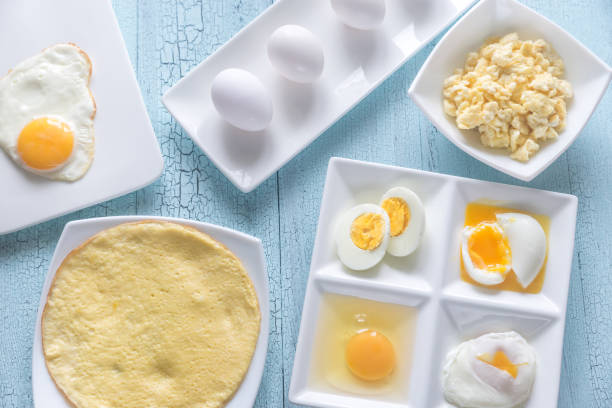 istock Variety of egg dishes 869825802