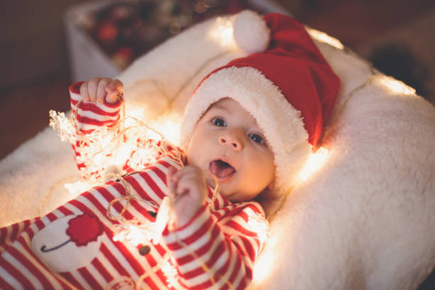 istock Cute Santa baby 869838744