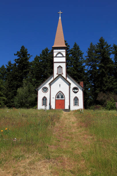 istock Picturesque Old Rural Catholic Church 869882898