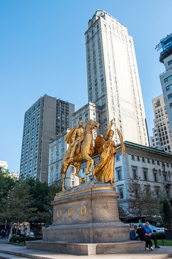 New York: General William Tecumseh Sherman Monument Statue