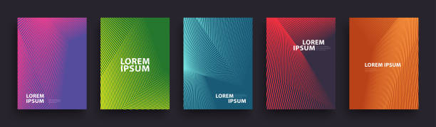 Simple Modern Covers Template Design Simple Modern Covers Template Design. Set of Minimal Geometric Halftone Gradients for Presentation, Magazines, Flyers, Annual Reports, Posters and Business Cards. Vector EPS 10 Slanted stock illustrations