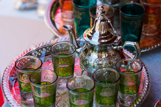 istock Moroccan homemade souvenirs on open market 869902156