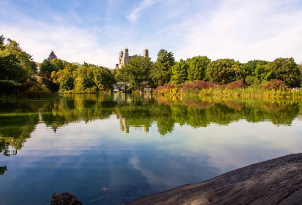istock View of Turtle Pond in Central Park, Manhattan. 869919758