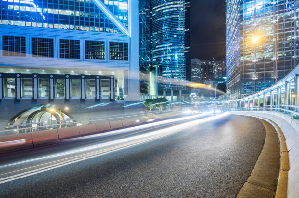 istock busy traffic at night in downtown Hong Kong 869950132