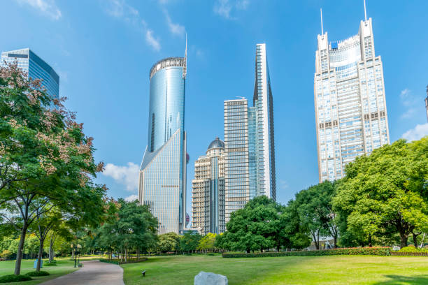 istock Shanghai Lujiazui financial district skyscrapers 869950870