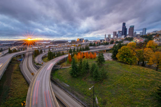istock The Seattle Skyline and Freeway from Rizal Bridge 869954130