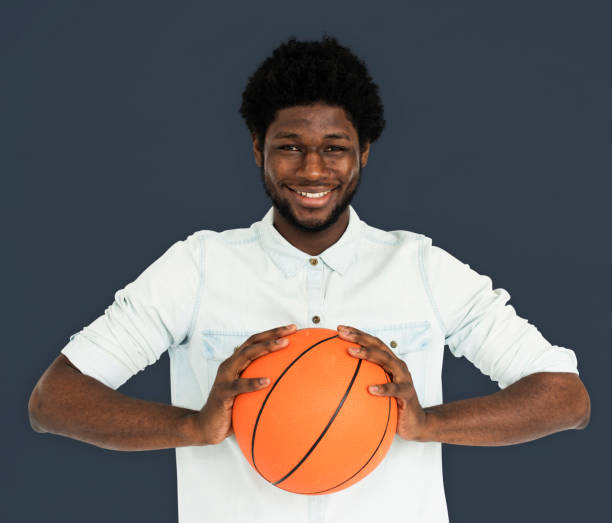 African Descent Man Basketball Casual Concept