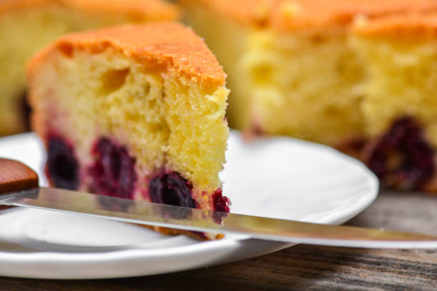 甘いチェリーのパイ - pie pastry crust cherry pie cherry ストックフォトと画像