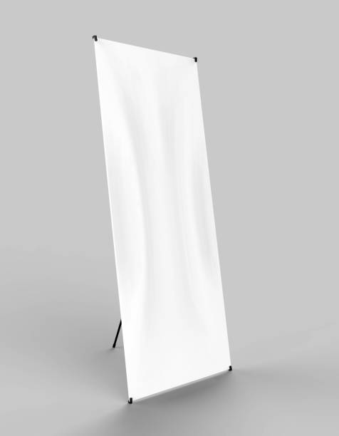 banner stand - x stand stock-fotos und bilder