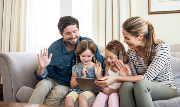 istock Keeping family closer with technology 869981580
