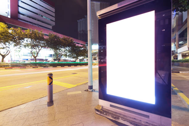 istock blank billboard on street in modern city 869996498