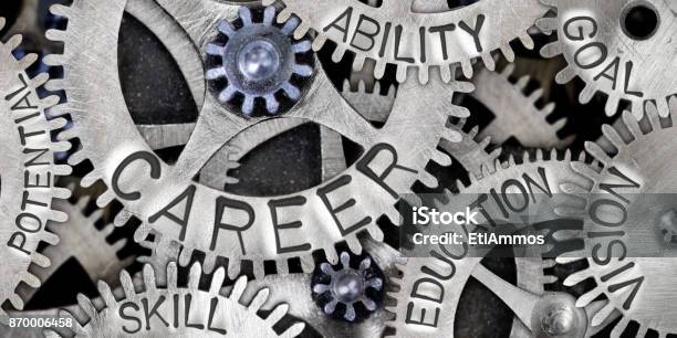 Metal Wheel Concept Stock Photo - Download Image Now - Occupation, Education, Coach