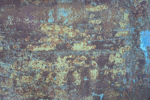 old rusty metal wall texture background 1