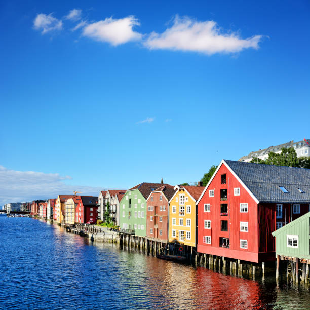 istock Cityscape of Trondheim, Norway 870027330