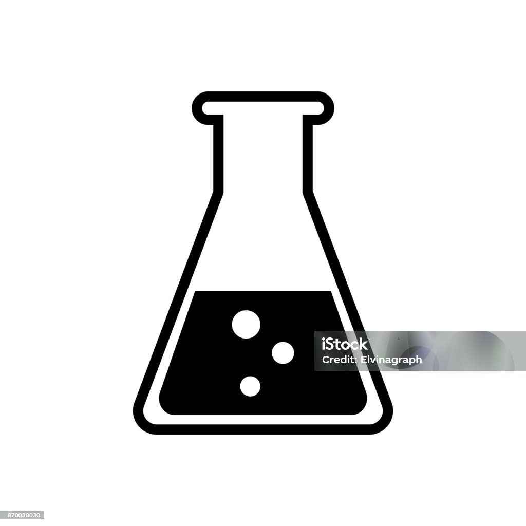 laboratory glass vector Beaker stock vector