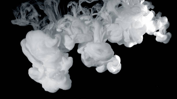 istock Abstract formation of ink in the water 870031688