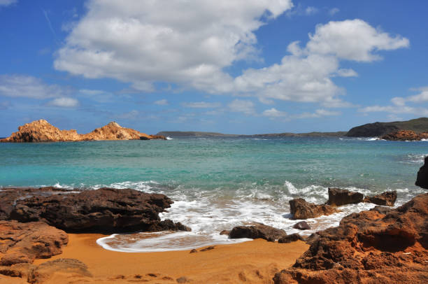 istock Coastal landscape on spanish island Menorca in spring 870035676