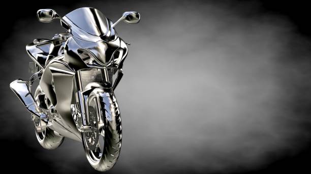istock 3d rendering of a metalic reflective motor on a dark background 870060080