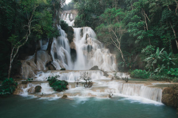 istock Kuang Si Falls, near Luang Prabang, Laos 870071246